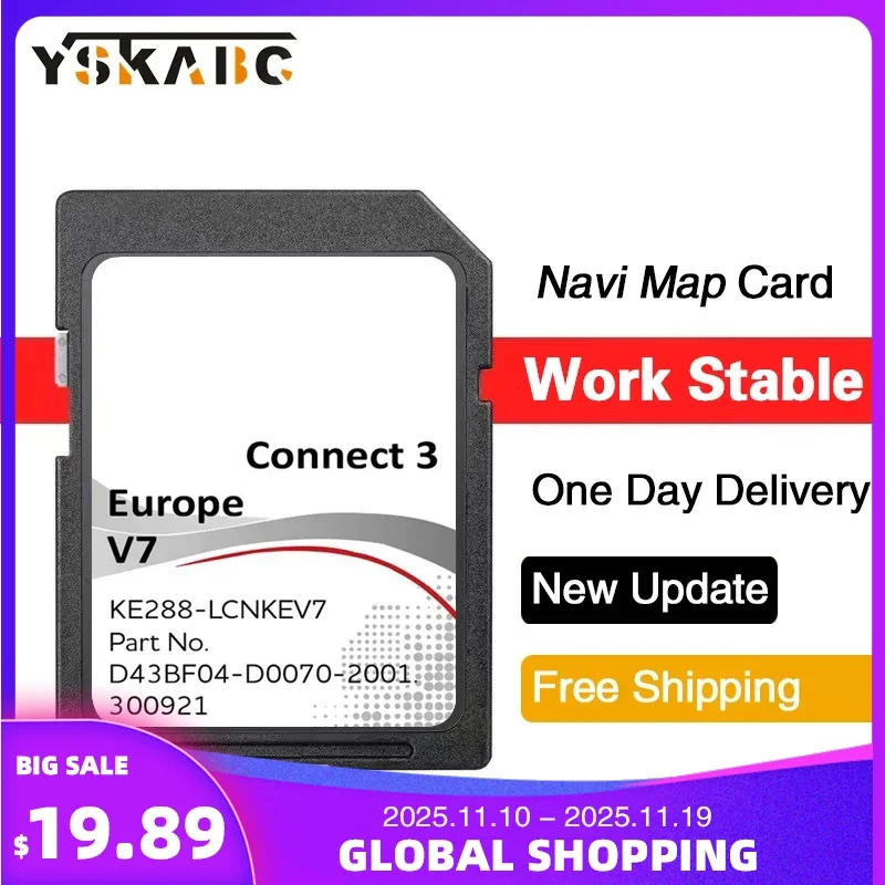 

Latest Version for Nissan Connect 3 V7 Updated 2022 V7 LCN3 SD Card Juke Qashqai