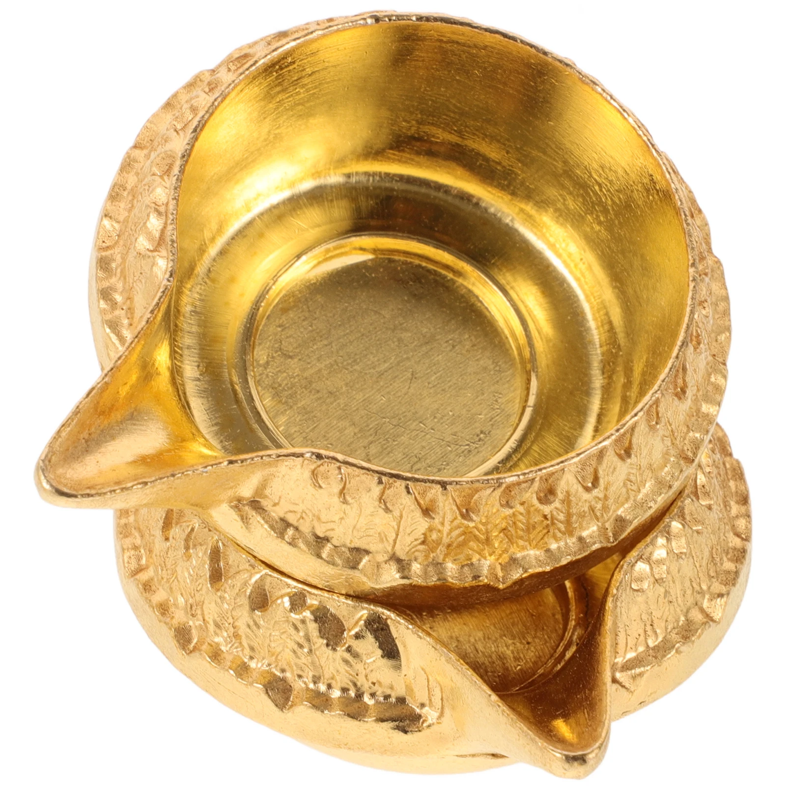 2 قطعة شمعدان بوجا ديكور زبدة بوجا زبدة مصباح عناصر ضوء الزيت ديوالي أجواء احتفالية يدويا