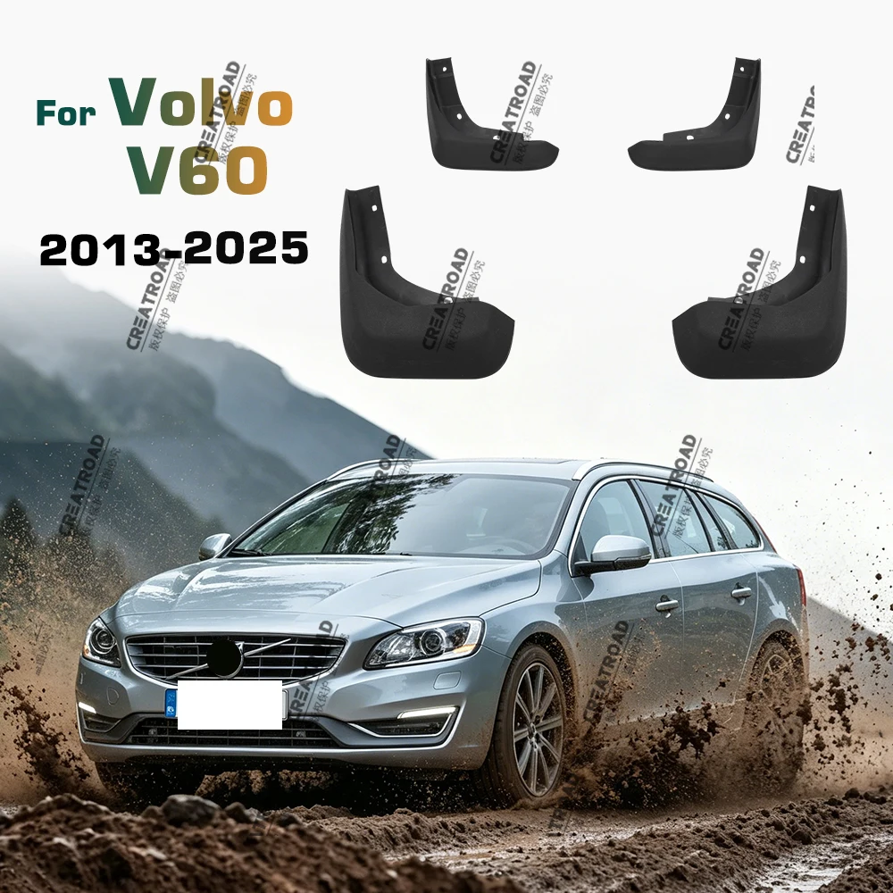 Für VOLVO V60 /V60 Cross Country 2013-2025 2014 2015 2016 2017 2018 Kotflügel Schmutzfänger Spritzschutz
