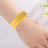 2Pcs LED Luminous Armbands Run Bracelets Adjustable Sports Wristbands Charging Reflective Straps Outdoor