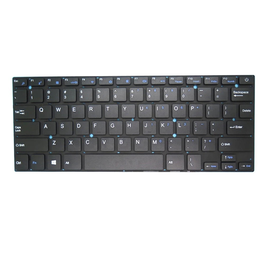 English US Laptop Keyboard For PIPO W9S / W9 Pro Black Without Frame