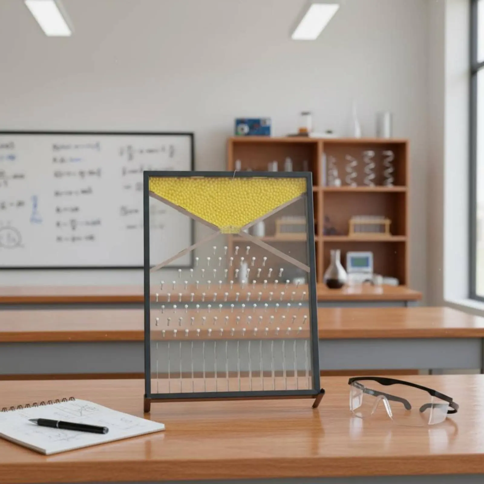 Galton Board Professional Grade Bean Machine Normal Distribution Demonstrator Hands-On Learning Gaussian Distribution Model
