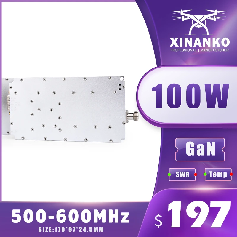 100W 500-600MHz modules with circulator 380-480MHZ 400-500MHz 500-600MHz 700-820MHZ 800-1000MHz 800MHZ 900MHz 1.2G 1.5G 2.4G