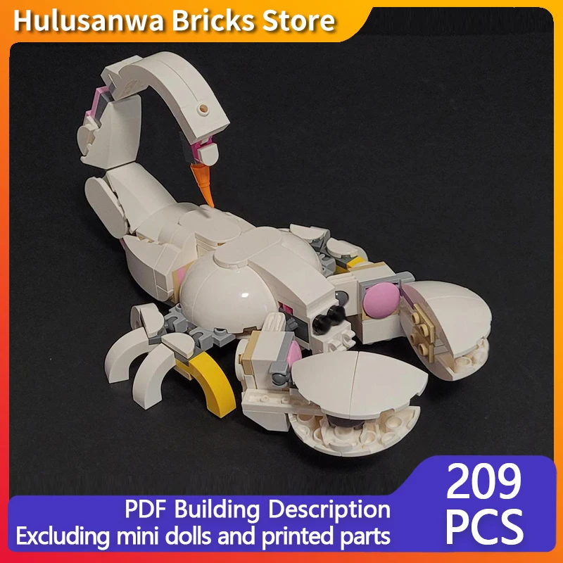 

Creators Animal Series Model MOC Building Block White Scorpion Modular Technology Gifts Holiday Assemble Children Toys Suit