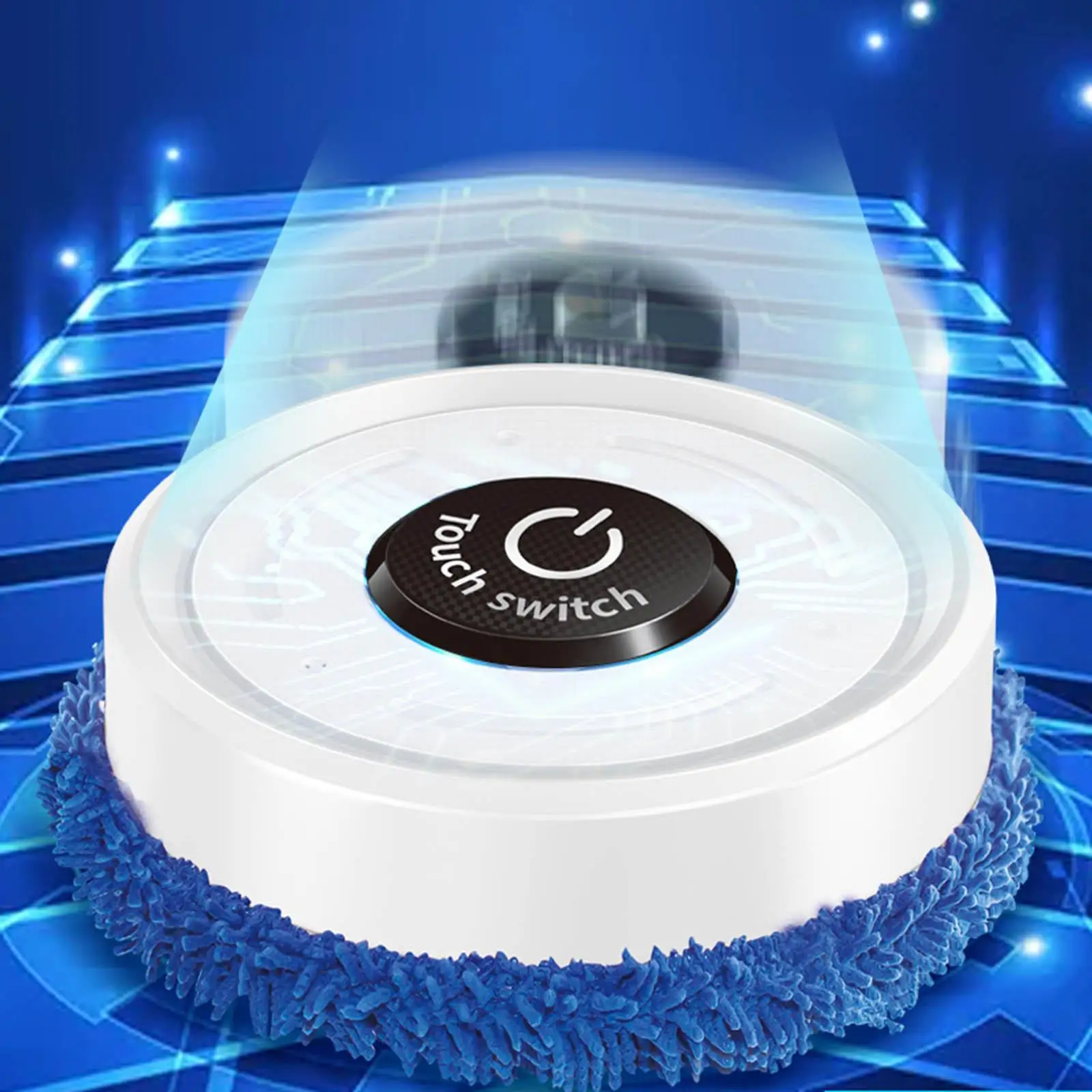 Robot Vacuum Cleaner, USB Rechargeable Automatic Sweeper, Steam Mop Robot, Smart Moving Path for Pet Hair, Low Floor Carpets