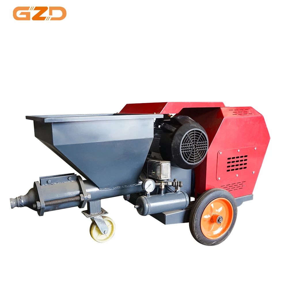 Pneumatic Motor Concrete Mortar Sprayer Electric Spray Plaster Machine For Cement Wall