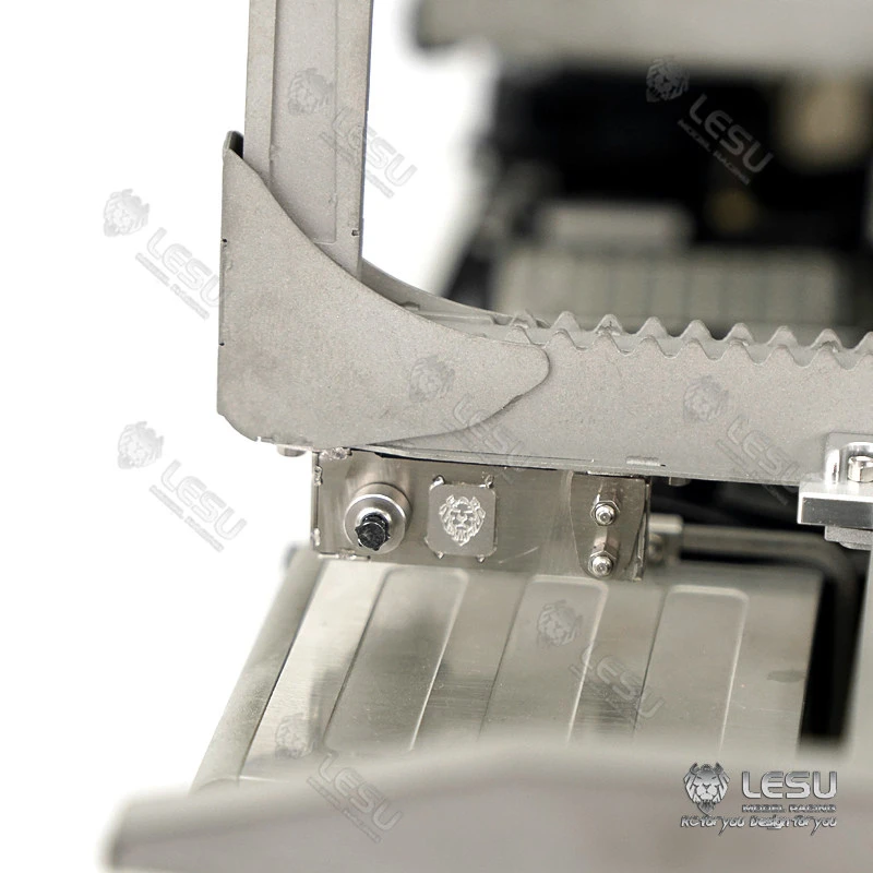 RC 1/14 Metall-Handwinde für Tamiya Hydraulikbagger Lader Muldenkipper für SCANIA MAN VOLVO Anhänger Kipper DIY-Teile – Detail 3