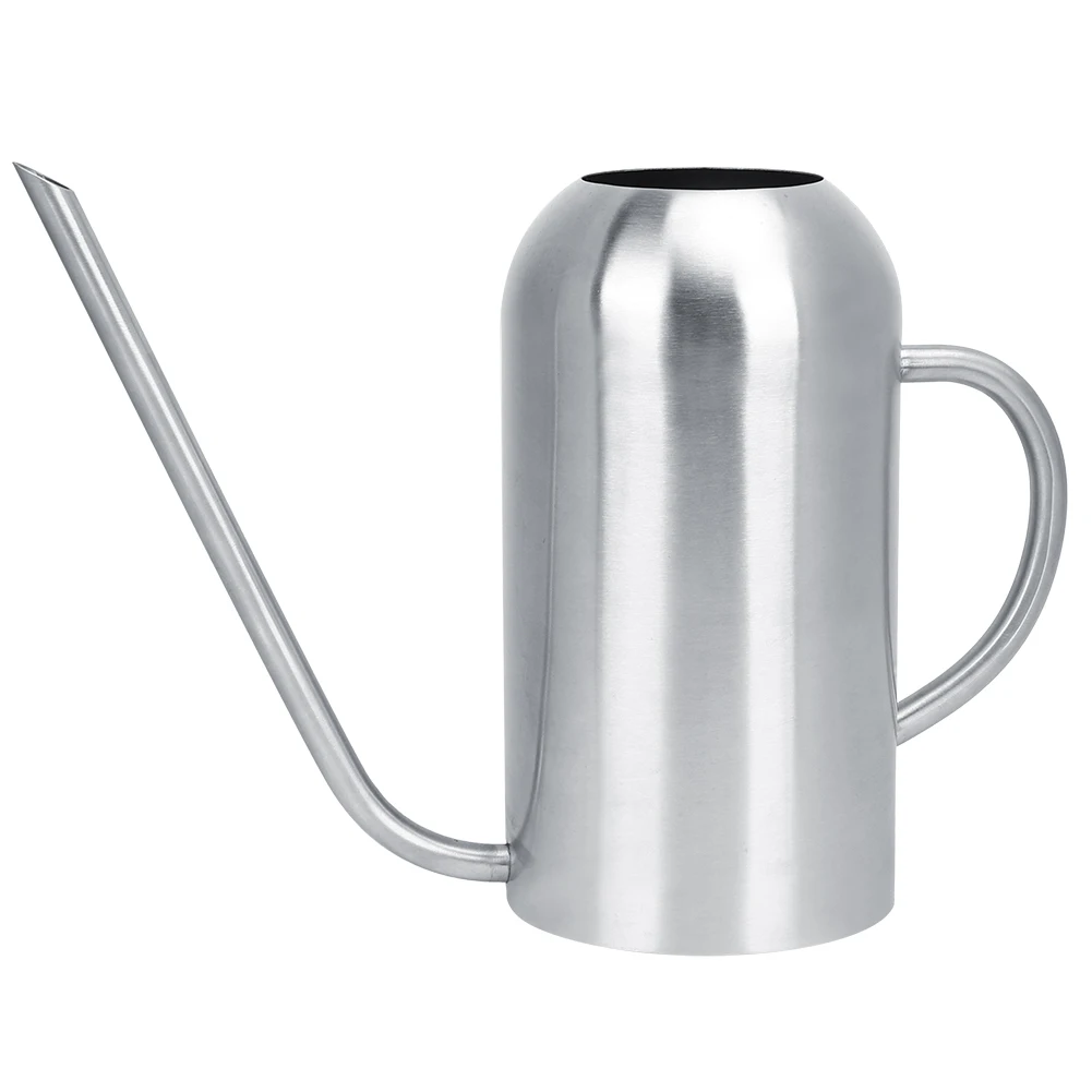 

1.5L Stainless Steel Long Spout Watering Can Pot Large Scale Watering Kettle Garden Flower Plant Watering Tool