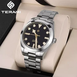 LIGE Brand TERAMI Professional Luxury Mechanical Watch Casual Vintage Watches for Men Fashion Waterproof HD Lume Automatic Clock