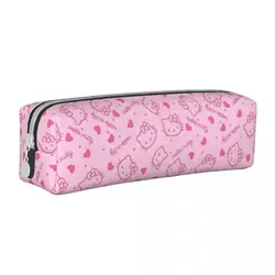 Classic Pink Hello Kitty astucci per matite per cartoni animati astuccio per matite per studenti grandi borse portaoggetti cancelleria per regali scolastici per studenti