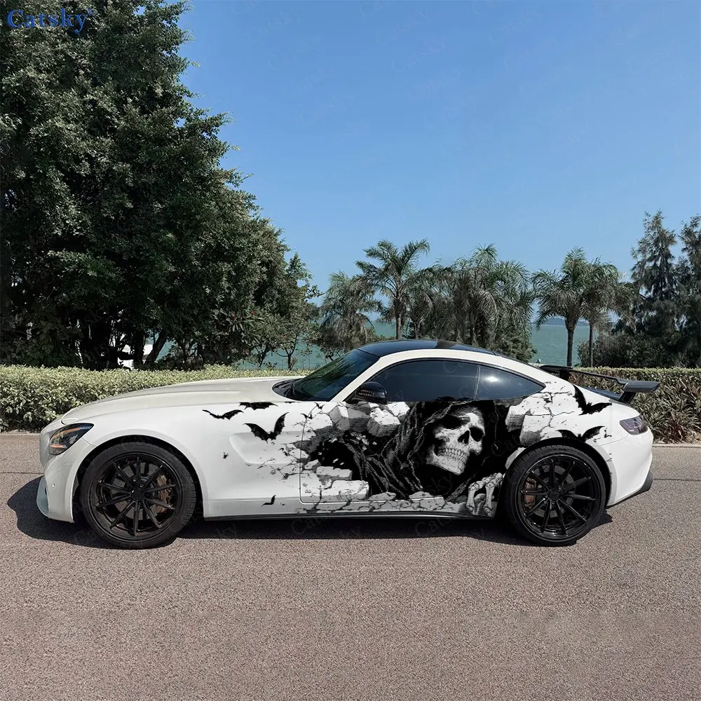 Reaper Wall-Breaking Dark Soul, Durable, Fade-resistant, Enhance Vehicle Aesthetics With Bold Artistic Design Car Vinyl Wraps
