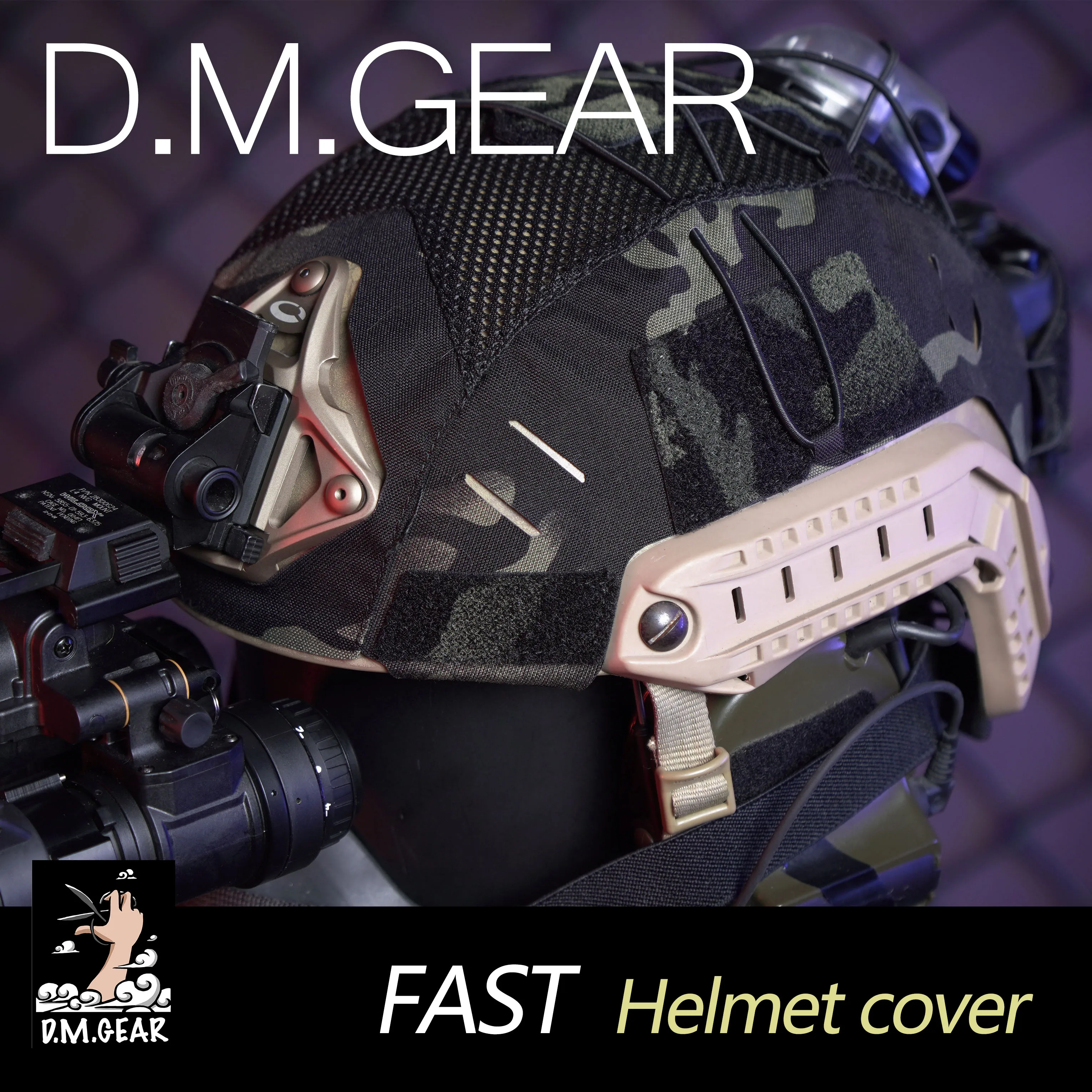 DMGear Fast XP Funda Protectora Casco de Carbono MOLLE Airsoft - imagen 3