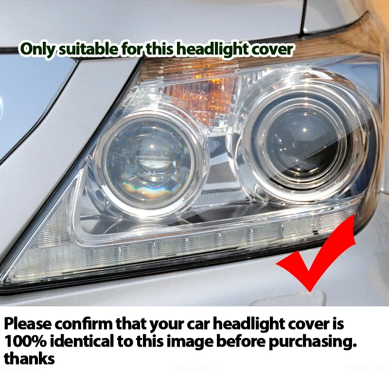 High Quality Car Front Clear Headlight Cover For Lexus LX570 J200 2012-2015 Glass Auto Shell Headlamp Lampshade Transparent