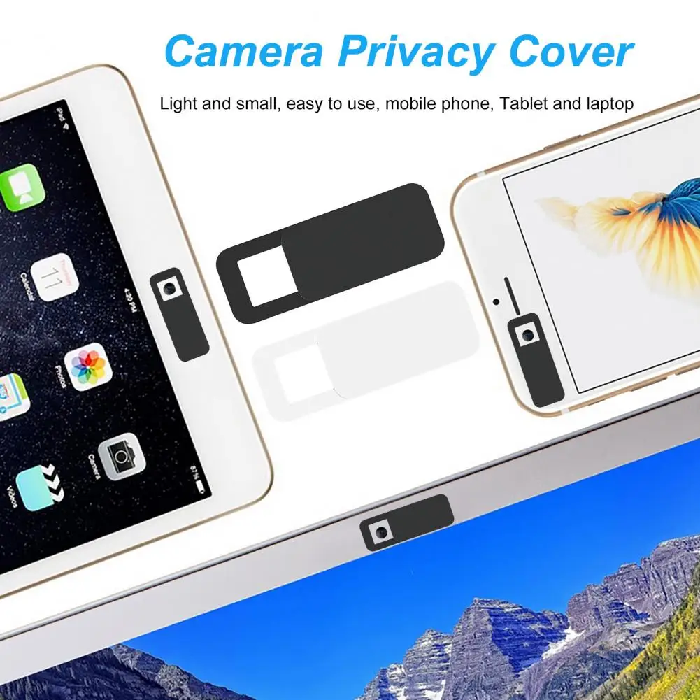 Sliding Phone/Tablet/Laptop Webcam Cover Dust proof Privacy Anti peep Long Camera Sticker Slider Lens Protectors