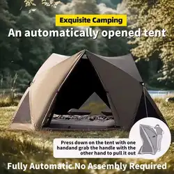Portable Folding Camping Tent Quick Opening Tent Outdoor Sunshade Rainproof Tent Beach Picnic Sunshade Camping Equipment