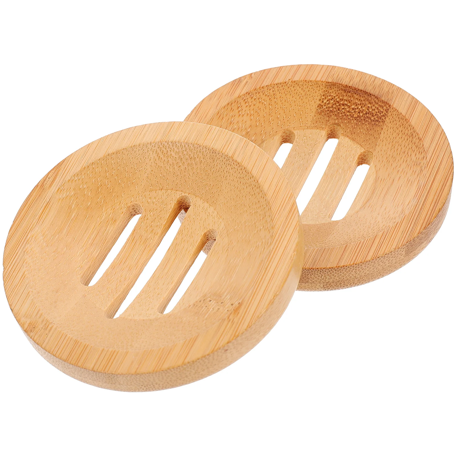 

Eco-Friendly Biodegradable Wooden Dish Holder Slotted Draining Rack Ventilated Tray Bathroom Kitchen