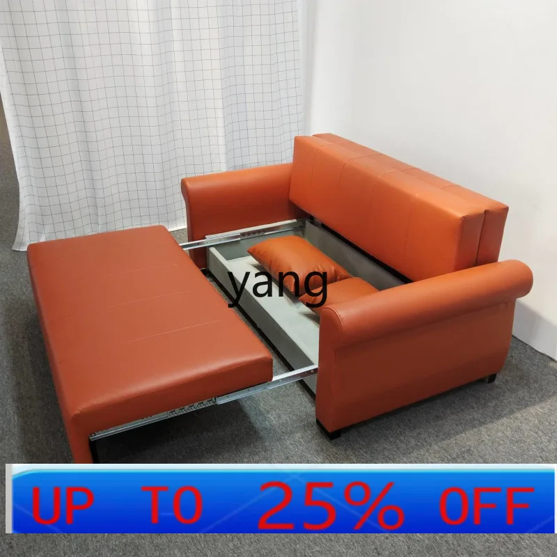 LH small apartment living room study integrated multi-functional sofa bed, storage folding dual-purpose