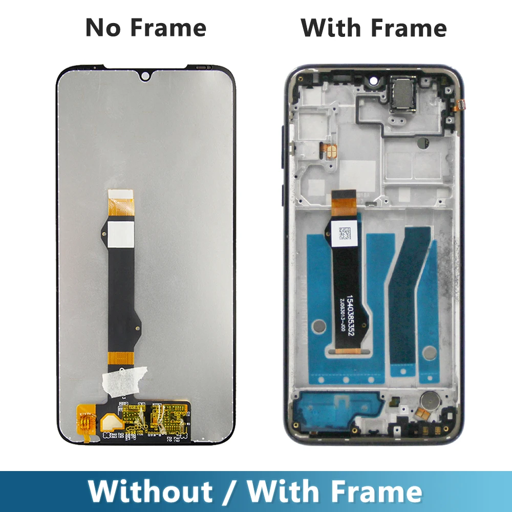 For Motorola Moto G8 Plus XT2019 XT2019-2 LCD Display Touch Screen Digitizer Assembly For Moto G8Plus Screen with Frame Replace