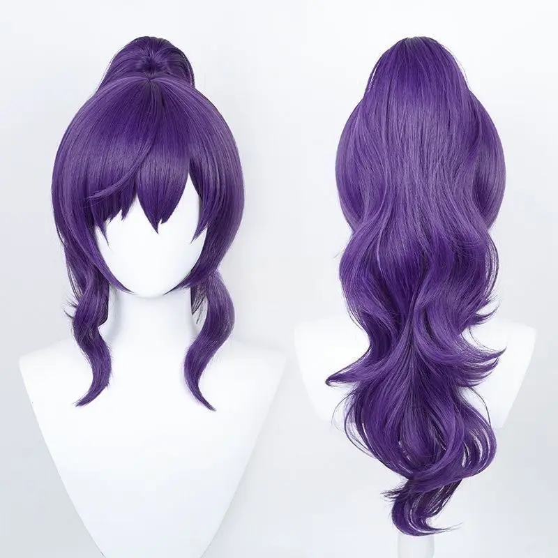 ‌ Projeto Sekai Hatsune Maki Peruca Cosplay - Kyona Maki e Futuro Peruca, Cabelo de Anime de Palco Colorido