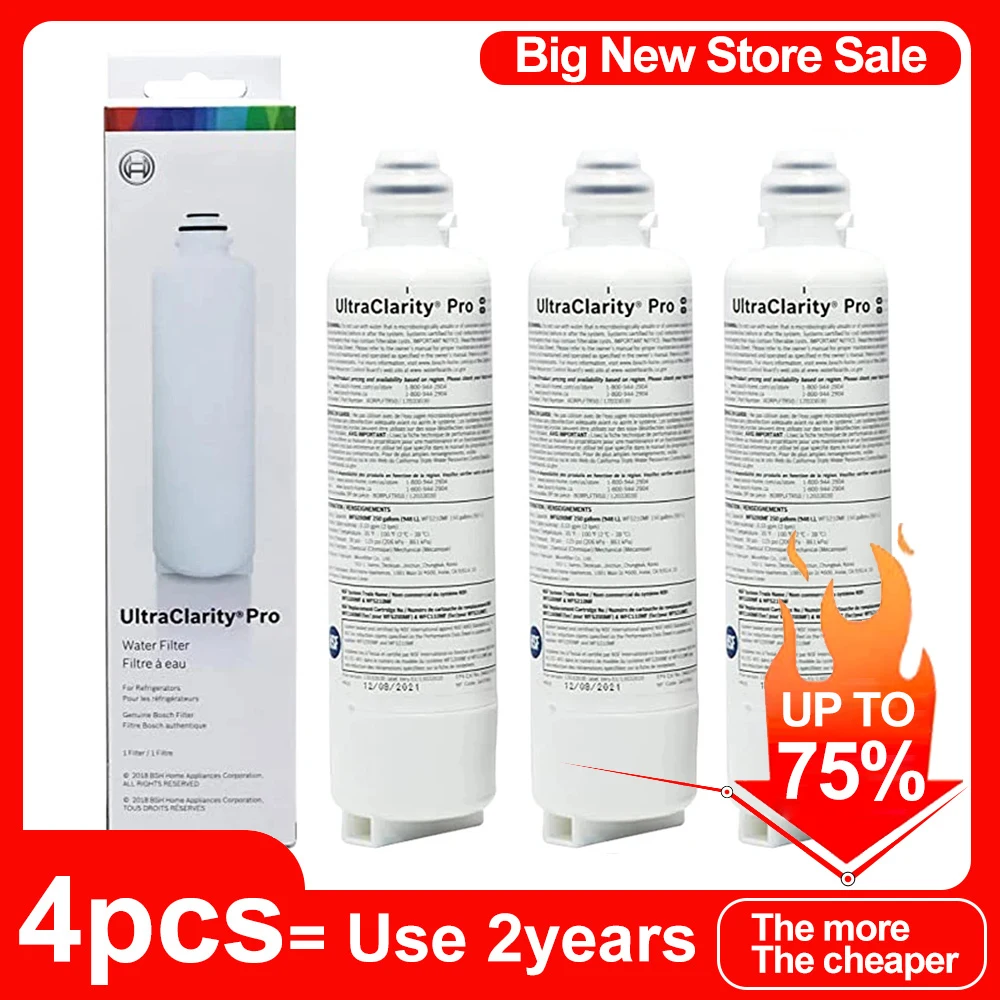 Compatible with Bosch, BORPLFTR55, RA450022, REPLFLTR55 UltraClarity Pro Water Filter Cartridge