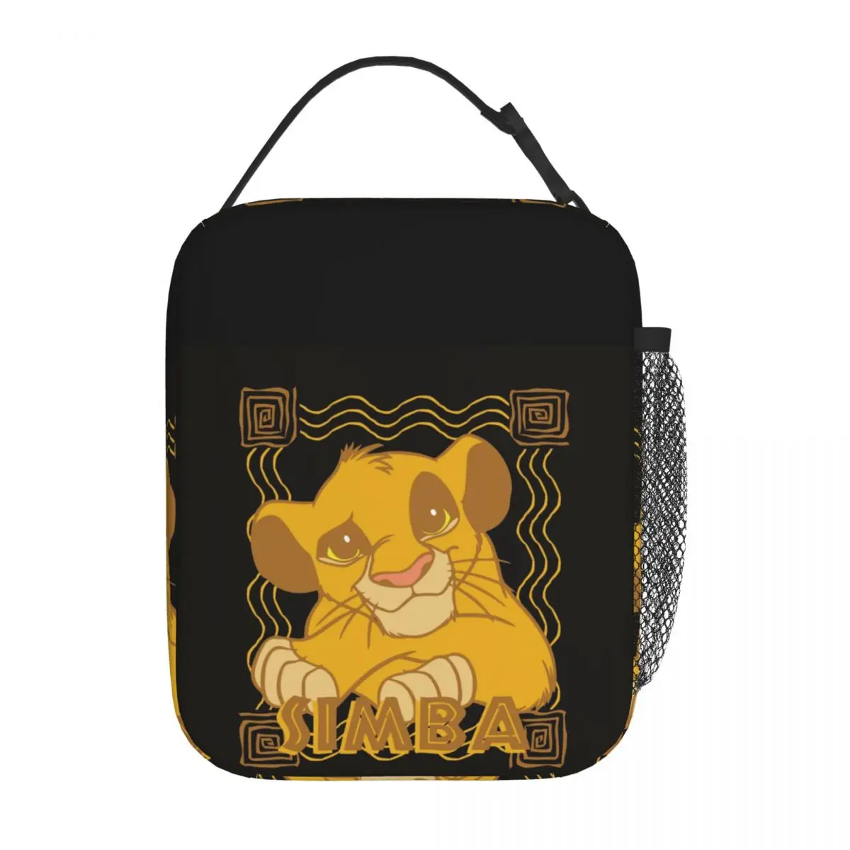 Custom The Lion King Simba Cub Insulated Lunch Bag Hakuna Matata Movie Cooler Thermal Food Lunch Box Resuable Tote Bags