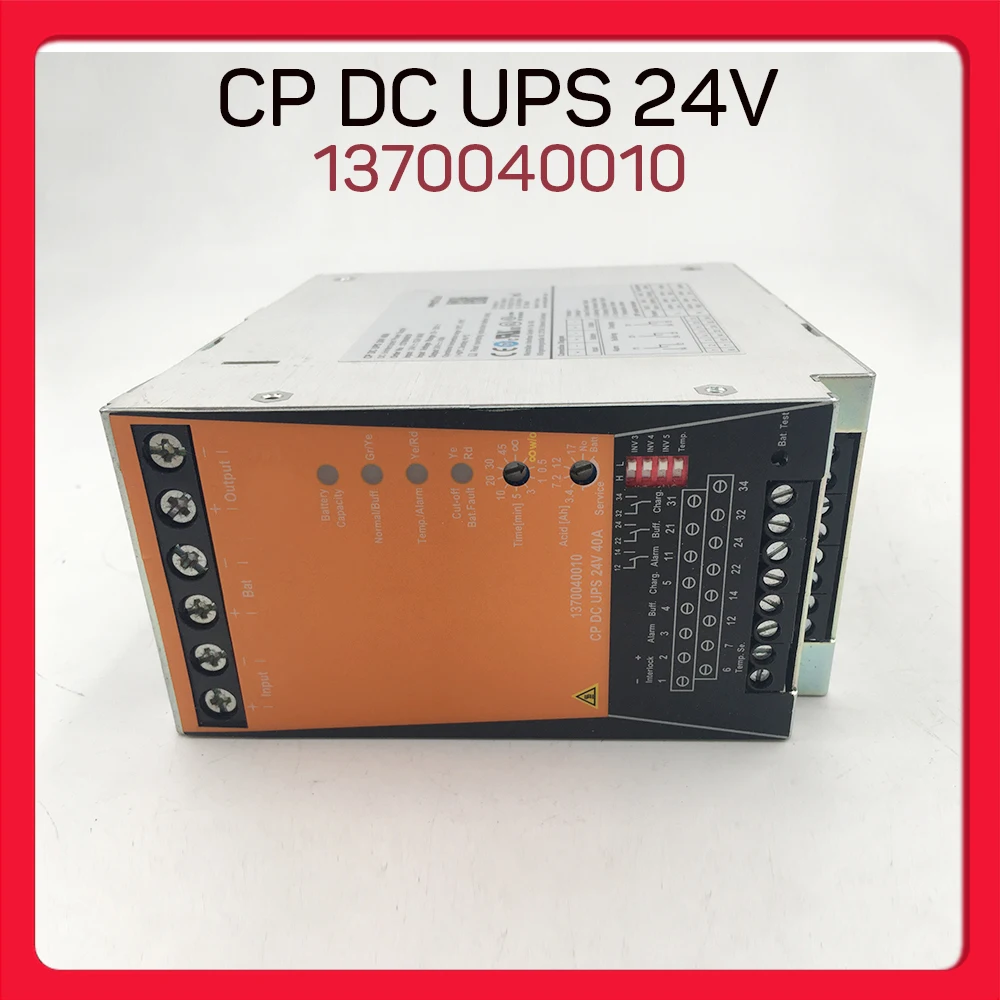 

1370040010 For Weidmuller Uninterruptible Power Supply CP DC UPS 24V 40A