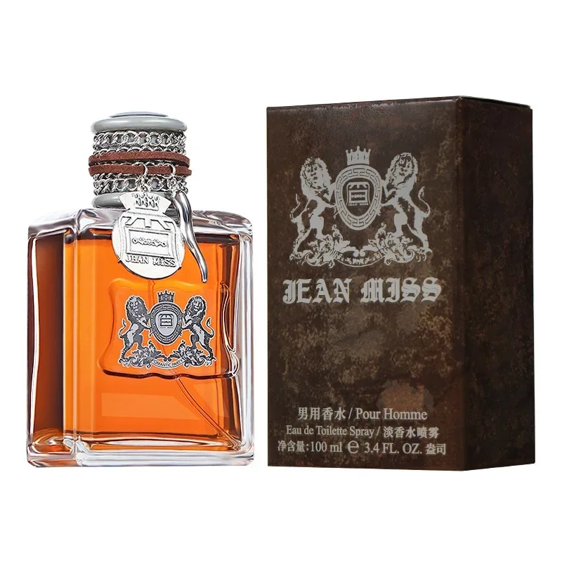 Long Lasting Men's Eau De Parfum 100ml Spicy Woody Fragrance Fresh Citrus Scent Durable Aroma Pheromone Charm Dating Perfume