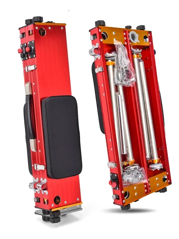 

Large fishing platform new ultra-light folding multifunctional telescopic portable aluminum alloy thickened small Diaoyutai Hot