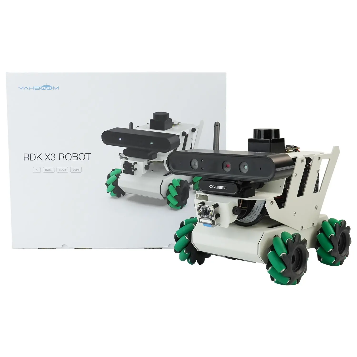

Yahboom RDK ROS2 Robot Programmable Smart Car Kit with Mecanum Wheel Depth Camera Lidar Support Python Programming APP Control