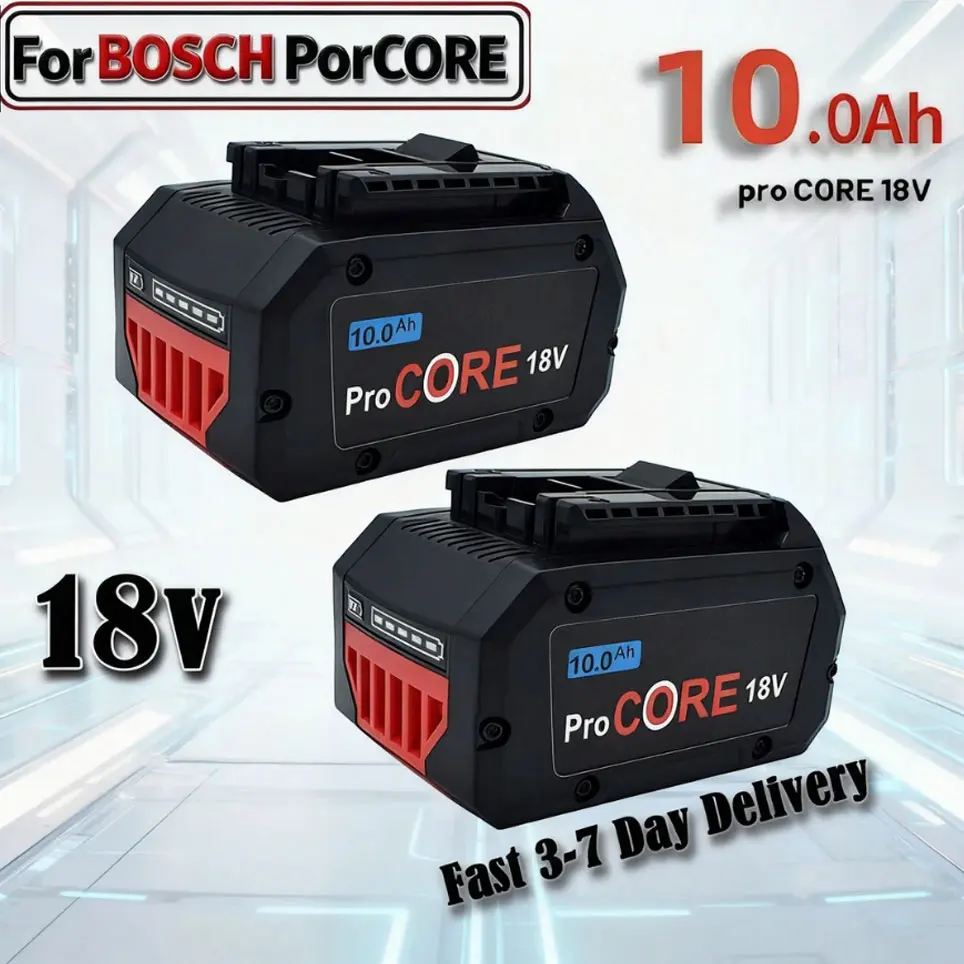 🏆 2026-CORE18V 10000mAh ProCORE Ersatzakku für Bosch 18V Professional System Akku-Werkzeuge BAT609 BAT618 21700 Zellen