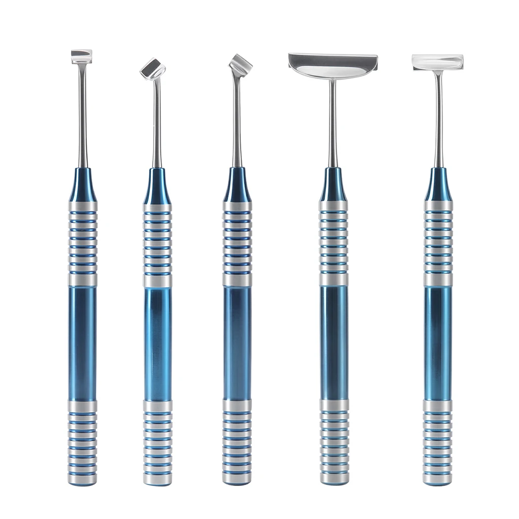 5-teiliges Set AZDENT Dental Periosteal Elevator Separator für Weichgewebe-Implantat-Kit, chirurgische Lingualflap-Werkzeuge aus Edelstahl – Detail 5