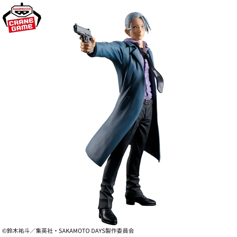 En Stock Bandai BANPRESTO Anime SAKAMOTO DAYS SAKAMOTO TARO FIGURE figura de acción 22CM juguetes de PVC para niños regalo de coleccionista