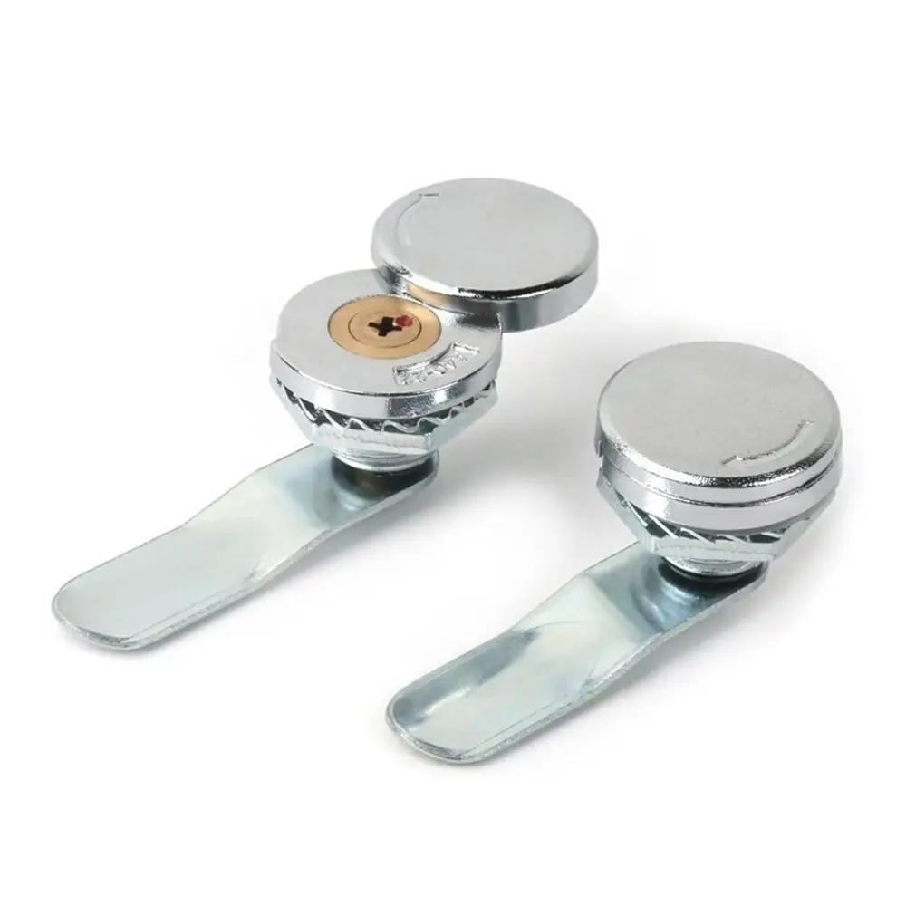 New Zinc Alloy Door Mailbox Lock With Key Hardware Mechanical Door Lock Multifunctional DIY Cam Lock Cabinet Mailbox