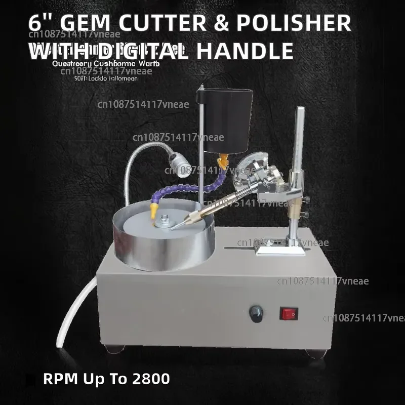 Digital Faceting Handle Stainless Steel Jewelry Making Machine for Gem Cutting