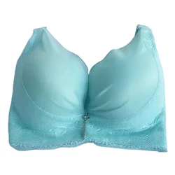 Push Up Padded Bra 12CM Thicken for Small Chest A B Cup Wireless Comfort Bras with Wide Side Wings No Spill Lingerie Seamless