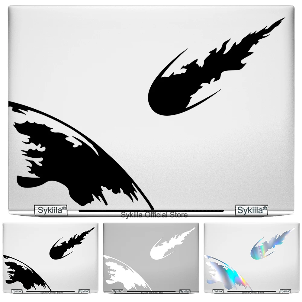 Space Meteor Vinyl Decal Sticker for Apple Logo for Macbook Air 13 Pro 14 15 16 17 18 Laptop Notebook Meteorite Impact On Earth