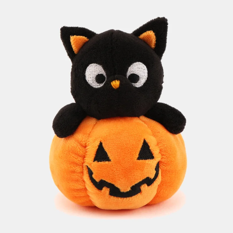 Porte-clés en peluche fantôme citrouille d'halloween 15cm, sac à dos de dessin animé, petit pendentif, décoration de la maison, cadeaux d'anniversaire de noël d'halloween