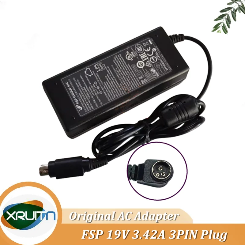 

Original FSP FSP065-REBN2 19V 3.42A 65W 3PIN Plug AC Switching Power Adapter Charger Power Supply Genuine