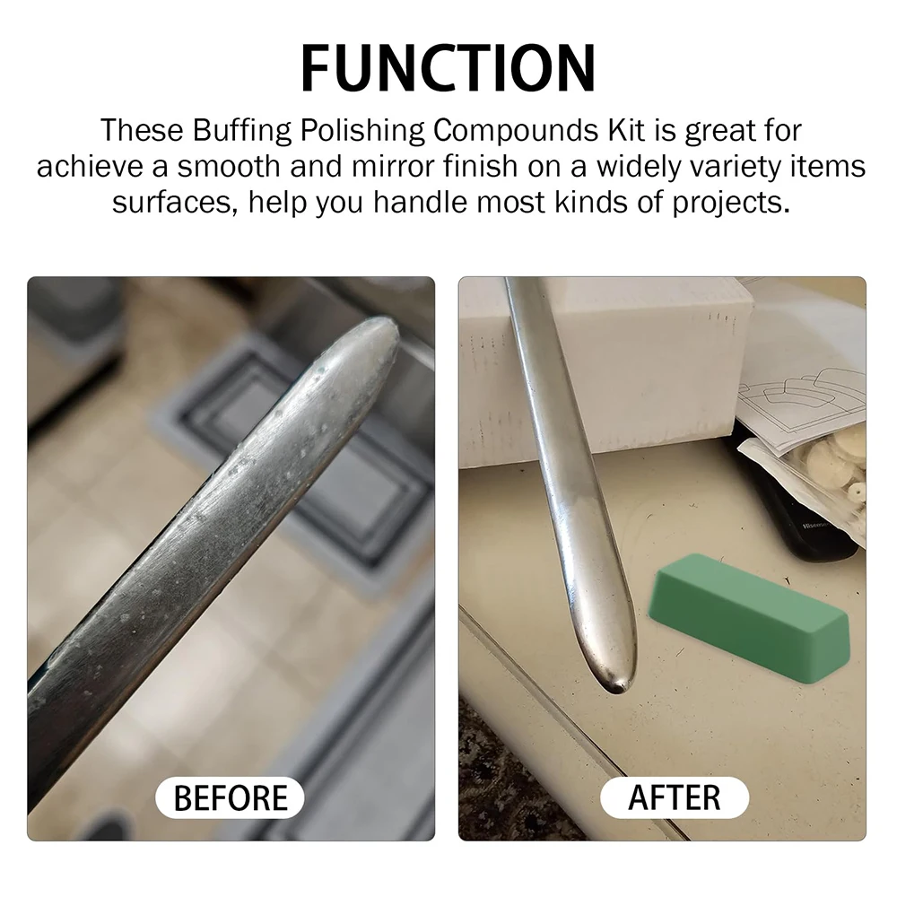 Pasta de cera para pulir, cera blanca y verde, Metal, acero inoxidable, cera para pulir, madera, vidrio, Jade, pulido, espejo brillante, pulido fino