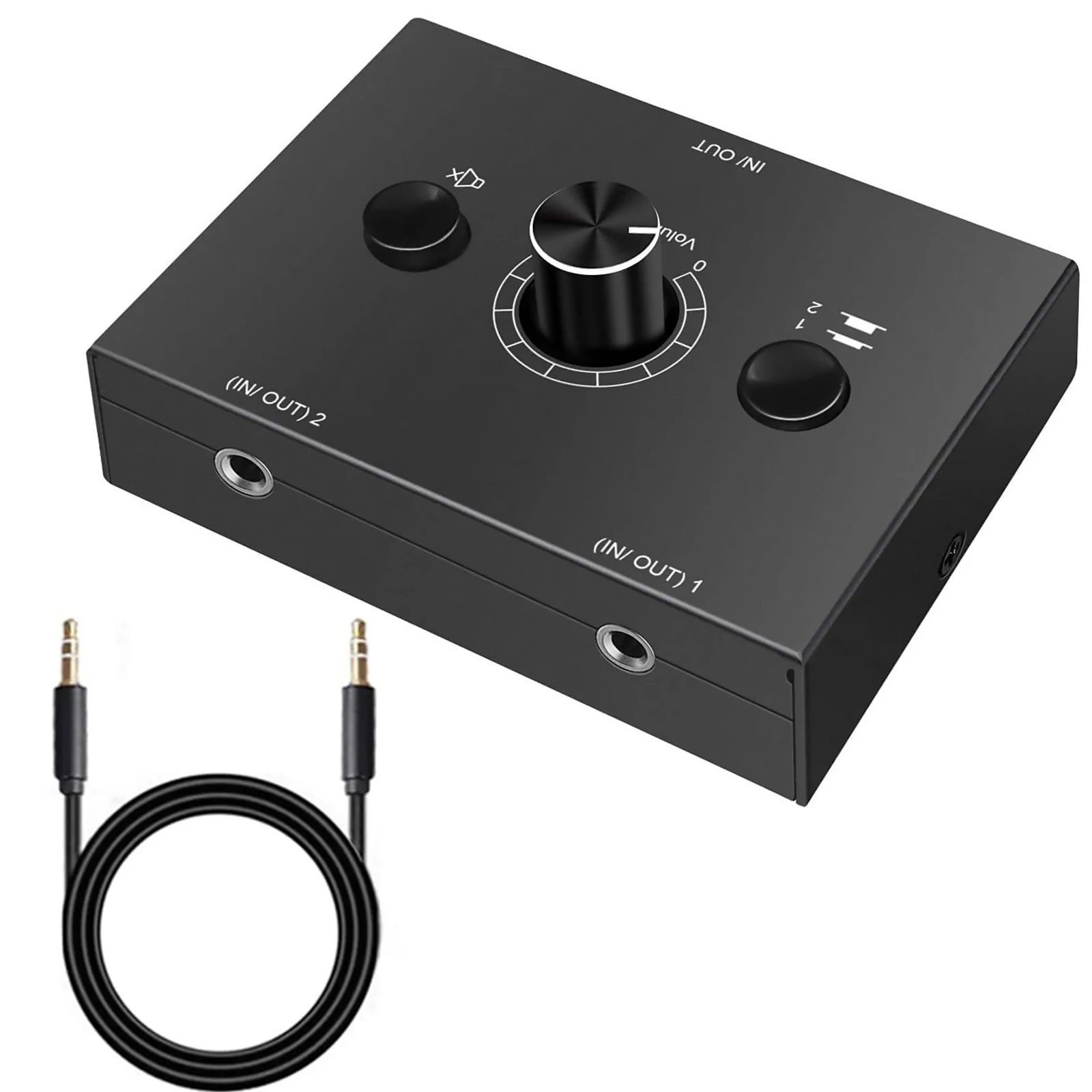 

2-в-1 выход/1в-2 выход 3,5 мм Plug & Play 2-полосный двунаправленный аудиопереключатель стереоусилитель