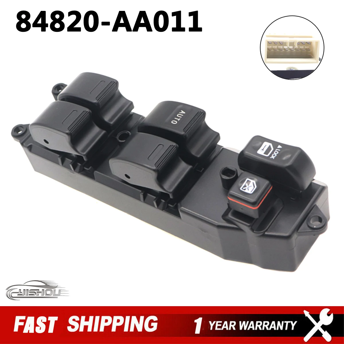 84820-60090 Car Auto Electric Power Window Switch Fit for Toyota Echo Yaris T.U.V 4Runner Hilux Land Cruiser Camry 84820-AA011