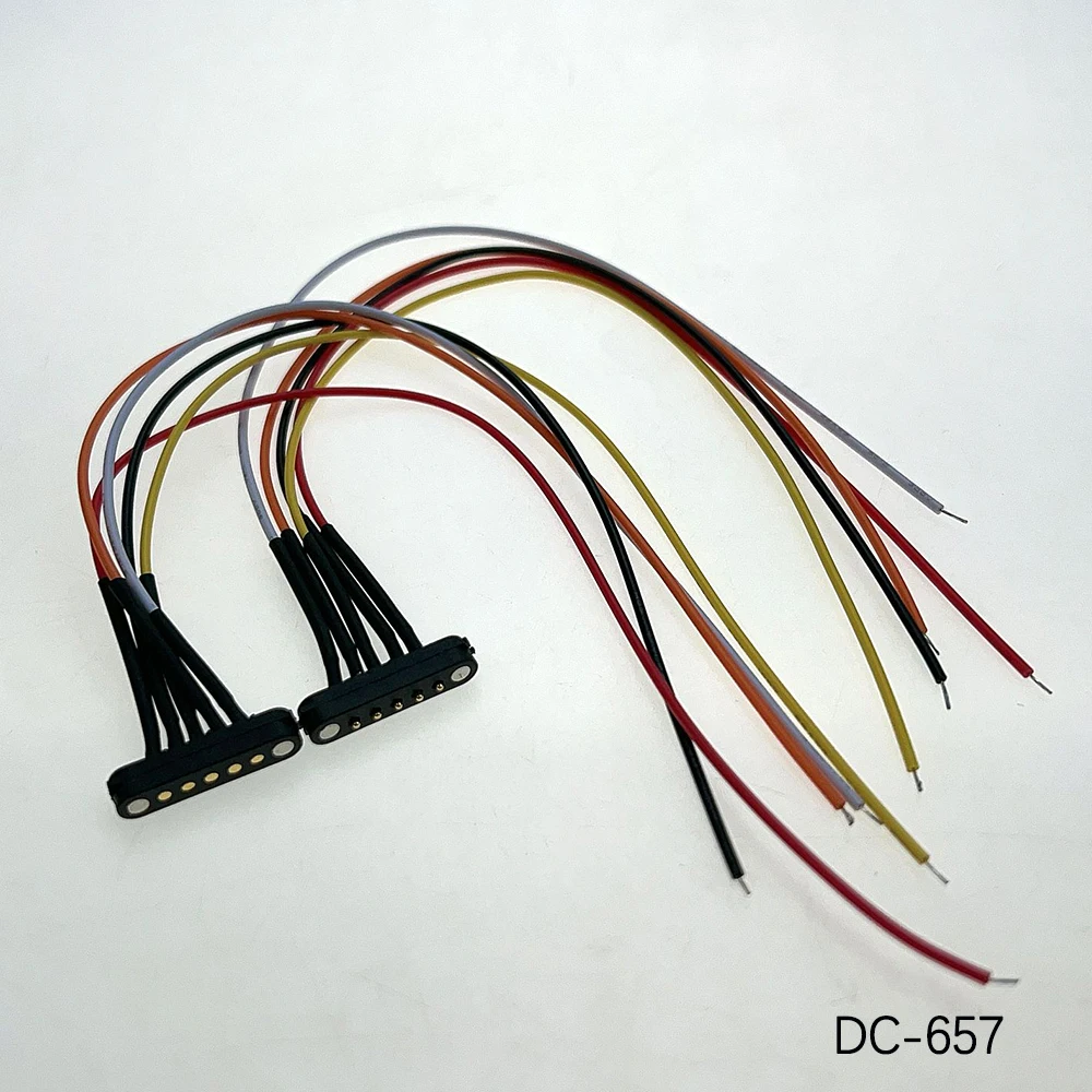 1 Paar 2A DC Magnetischer Pogo-Pin-Stecker 2-Pin 3 4 5P Pogopin Stecker Buchse Abstand 2,8mm 2,5mm Federbelasteter DC-Stromanschluss DC-Stecker – Detail 12