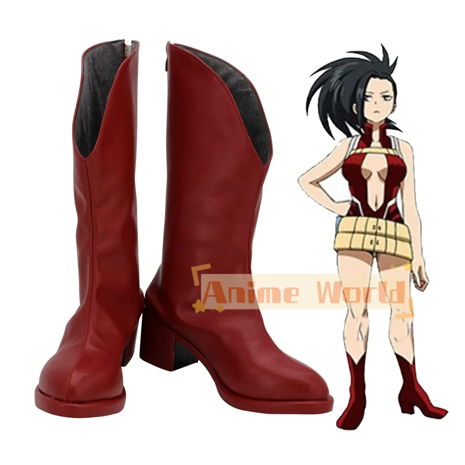 Momo Yaoyorozu Cosplay Shoes Custom-Made Halloween Carnival Party Props