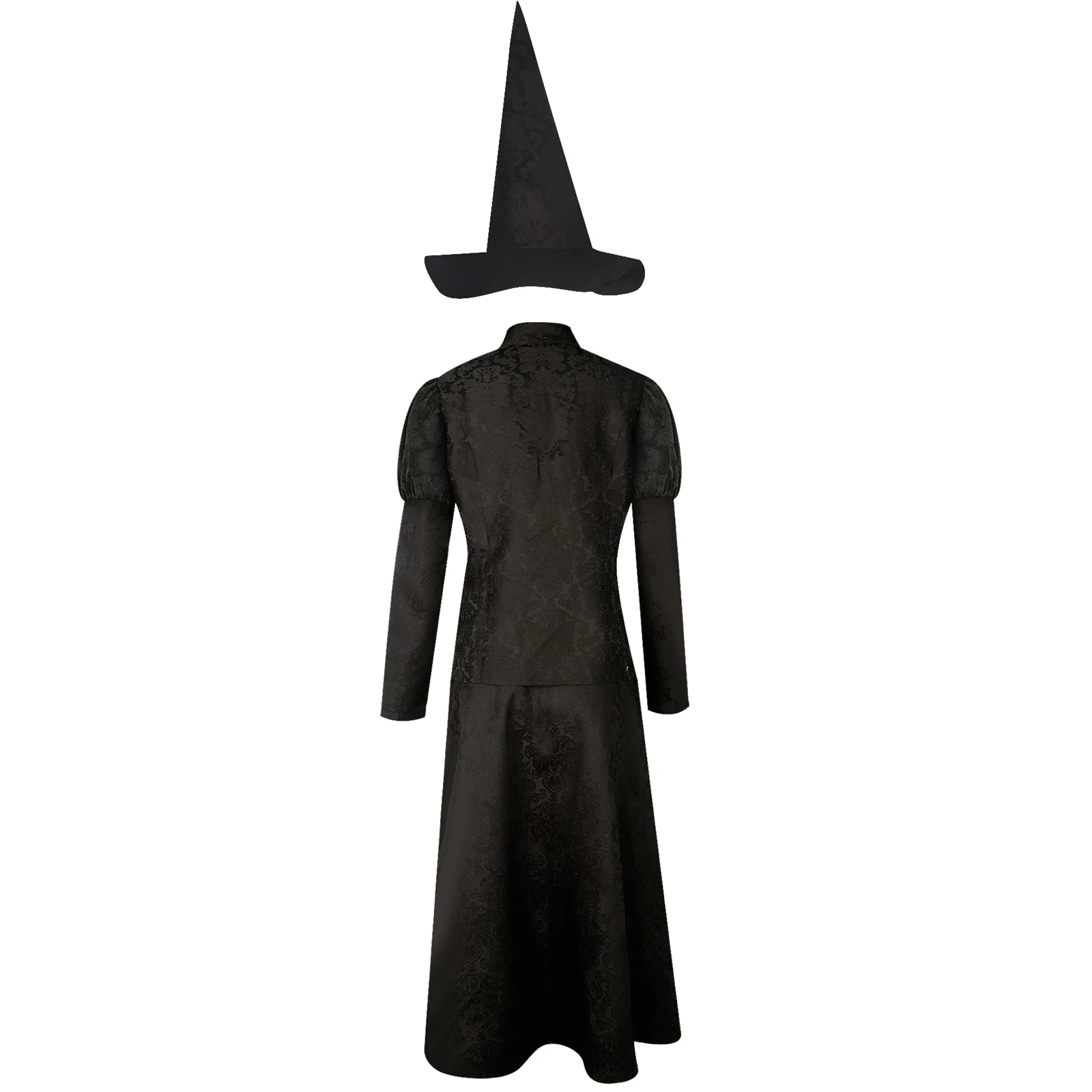 Disfraz de Elphaba de película, disfraz de bruja para mujer y niña, conjunto completo de Cosplay para fiesta de Halloween