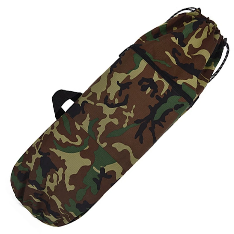 Bolso de hombro para monopatín, bolsa de hombro para recibir patín, accesorios de deporte al aire libre, mochila de Longboard, Camuflaje