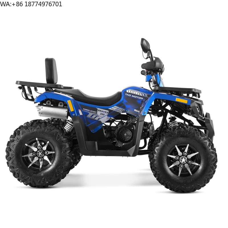 Tao Motor 2025 Nuevo Diseño ATV para Adultos de 2 Pasajeros con Remolque ATV 200cc con CE EPA