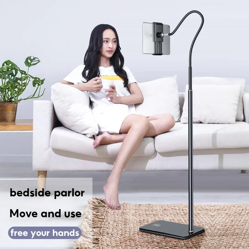 MoZhao Ipad Stand Floor Lazy Support Frame Ipad Mini6 Bed Mobile Phone Stand Universal Ipadpro Clip Lying Watch Phone Holder