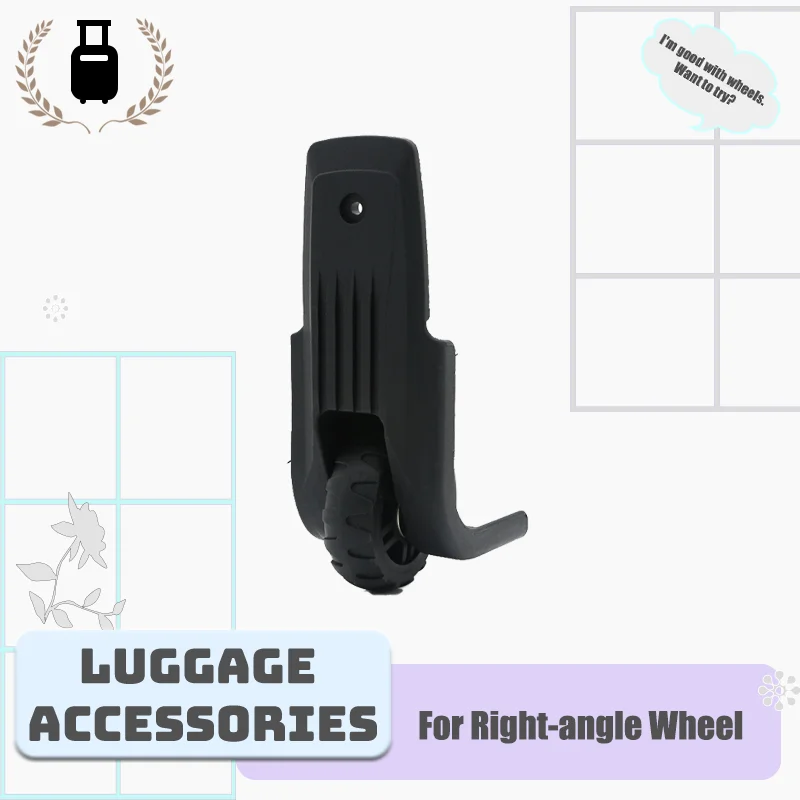 

For Non-rotating Suitcase Wheels: Fixed-direction Replacement Straight Rollers Universal Design Suitable For Most Suitcases