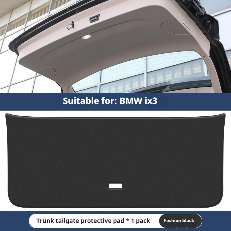 

For BMW ix3 G45 Trunk Tailgate Guard Pad Leather Rear Trunk Door Protective Anti-dirty Pad Car Interior Accessories
