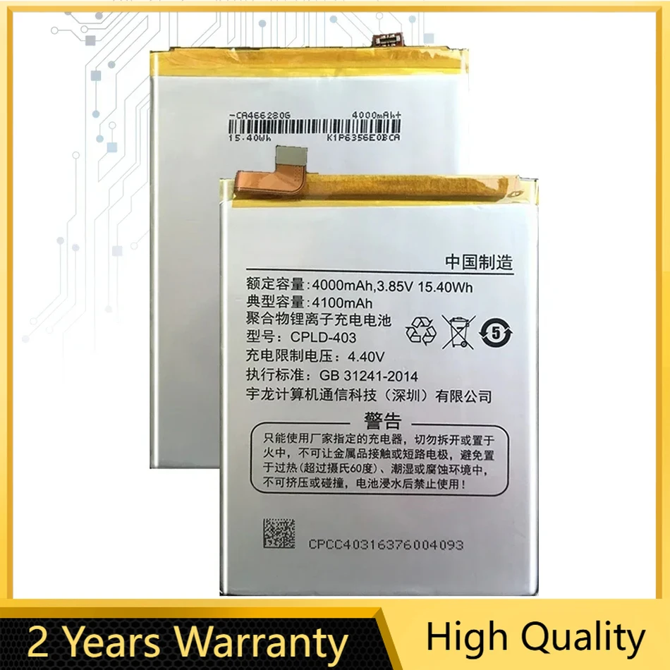 

4100mAh Battery CPLD-403 For Letv LeEco Coolpad Cool1 Cool 1 Dual Le3 LeRee R116 C106 C106-7 C106-9 C103 C107-9